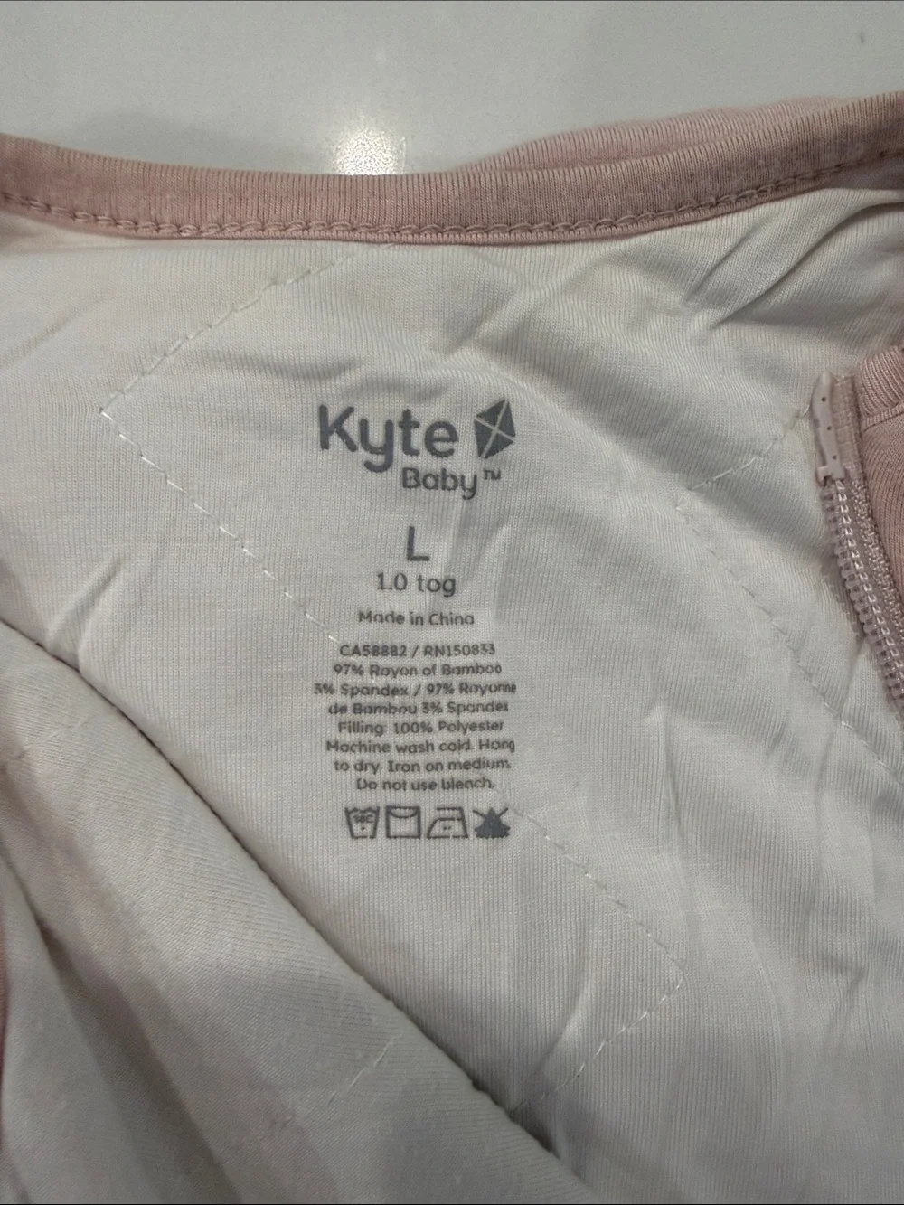 Kyte BABY tog size